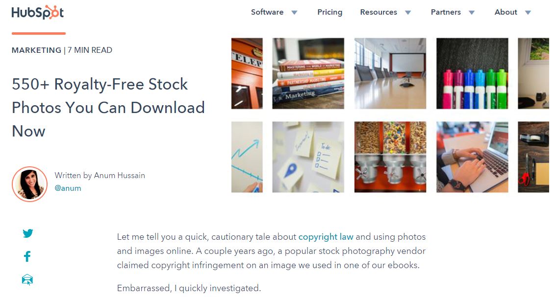 Hubspot free images