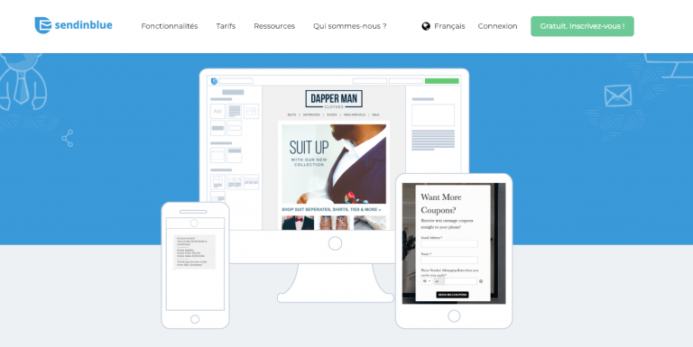 Sendinblue البريد الإلكتروني