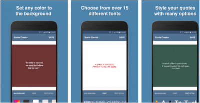 Quote Creator App android