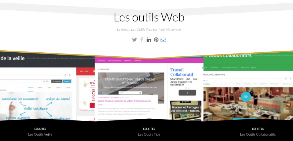 Les outils Web