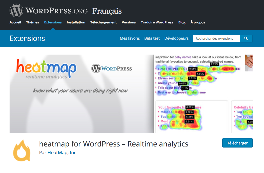 Heatmap for WordPress