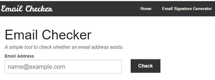 Email Checker