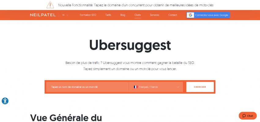 Ubersuggest