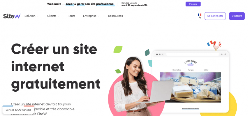 logiciel de Creation de site web