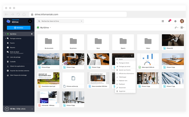 Alternative à google drive et dropbox