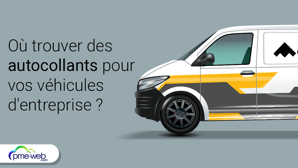 Autocollant voiture publicité sur les véhicules d’entreprise
