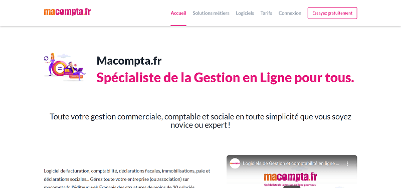 Logiciel paie macompta.fr