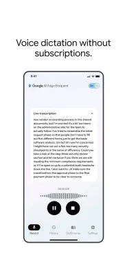 Google AI Edge Eloquent